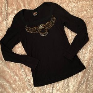 Harley Davidson black long sleeve